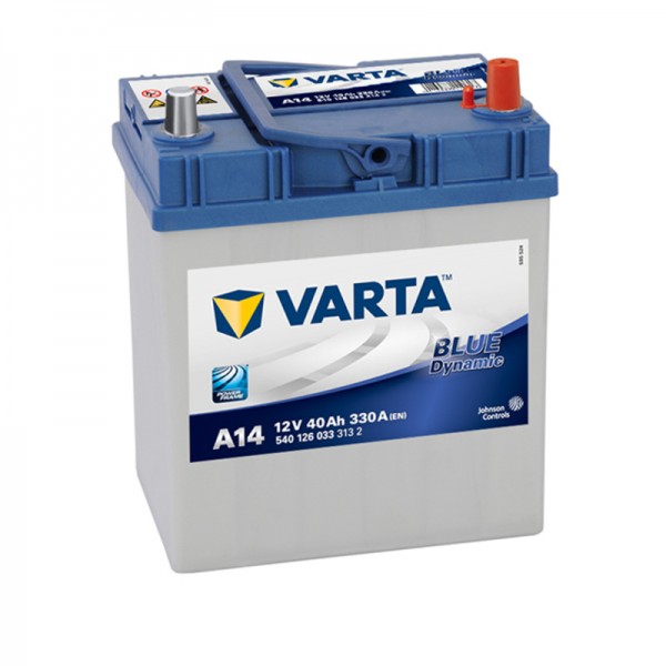 Μπαταρία Αυτοκινήτου VARTA A14 40AH 330A 187mm x 127mm x 227mm Μπαταρία Αυτοκινήτου VARTA A14 40AH 330A 187mm x 127mm x 227mm